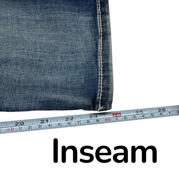 BKE Dakota Cropped Jeans Capris boho beachy summer casual boardwalk Women’s 34 - Picture 15 of 15